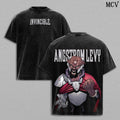 Angstrom Levy Invincible Anime Double Printed Vintage Washed Tee